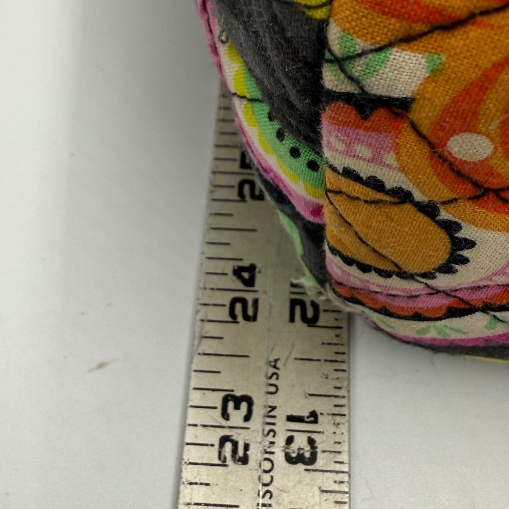 Vera Bradley Tote Bag Ziggy Zinnia Floral Quilted Front Pocket Carry On Travel - Picture 7 of 10